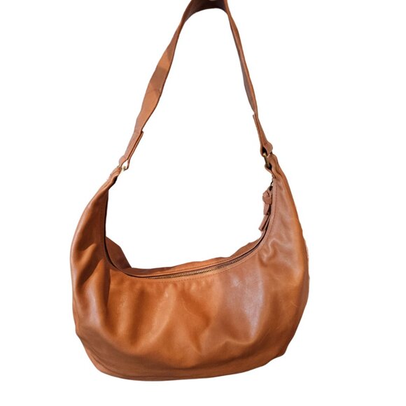 Madewell The Piazza Slouch Shoulder Bag Caramel color J CREW - Picture 1 of 9